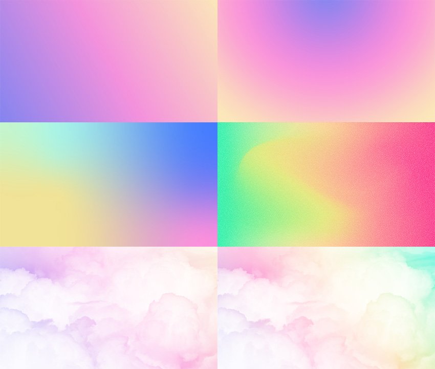 ps教程，如何创建柔和的渐变背景